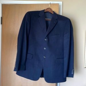 New with tags black cashmere JCrew men’s blazer, 3 button